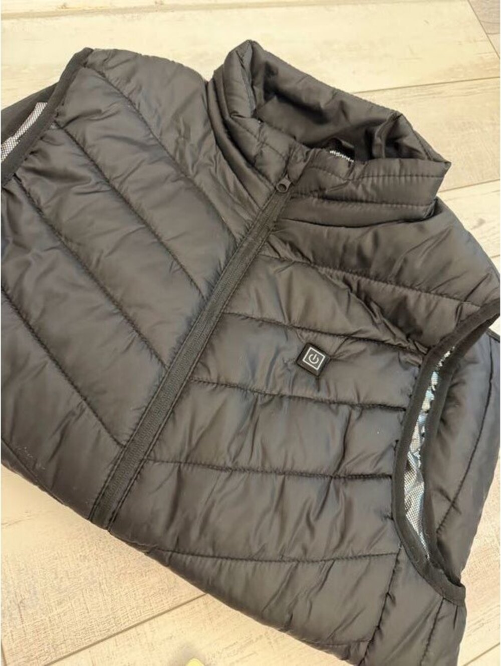 Heated Puffer Vest Black Size L New